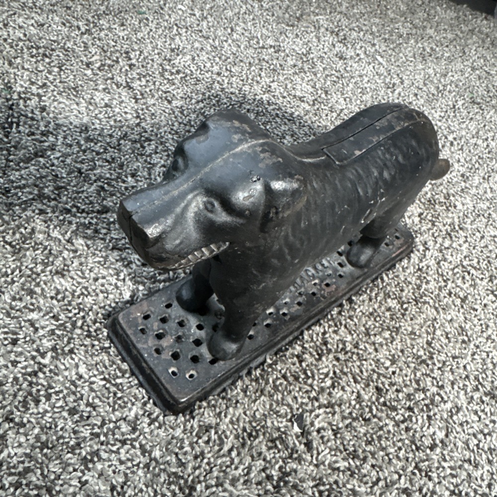 Antique Cast Iron Nutcracker, Newfoundland Dog Chicago USA - Picture 4 of 7